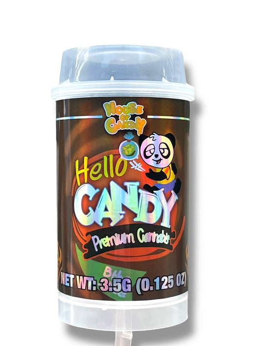 Push Pop Hello Candy 3.5g Container Holographic sticker