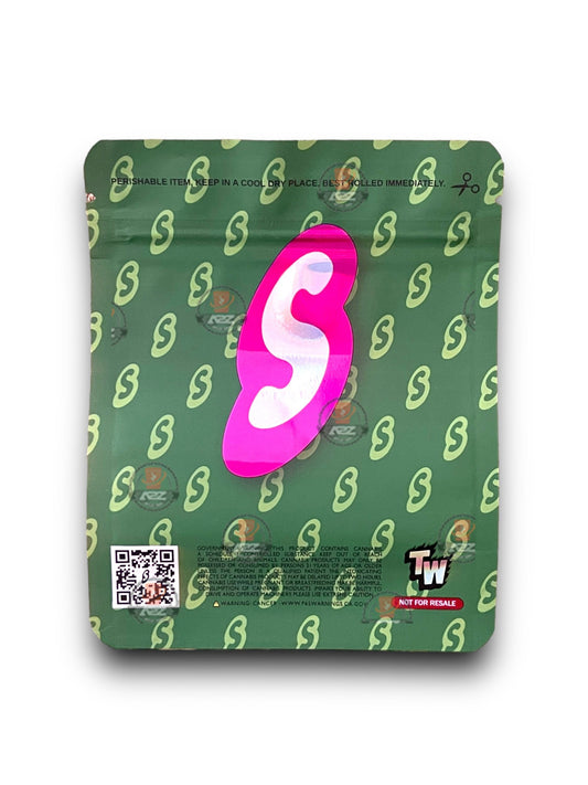 Sprinklez 7 UP Pound Cake 3.5G Sticker Mylar Bags Holographic