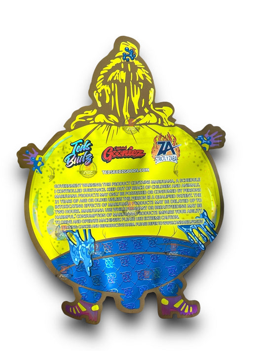 Teds Budz Lemon Berry Cherries Mylar Bags 3.5g Box Packaging Holographic