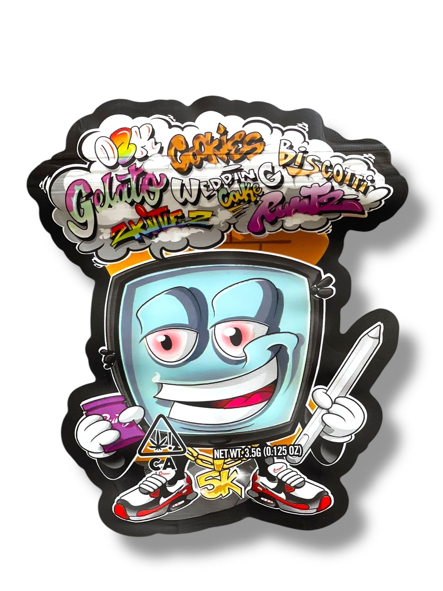 Gelato Cookies Biscotti Wedding Cake Skittlez Bag 3.5g shape bag