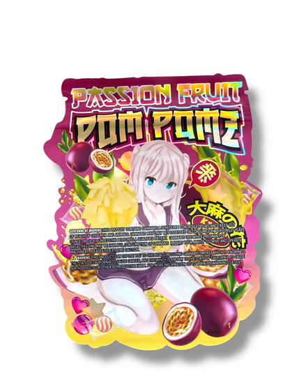 Kandy Depo Passion Fruit Pom Pomz Mylar Bag 3.5g shape bag