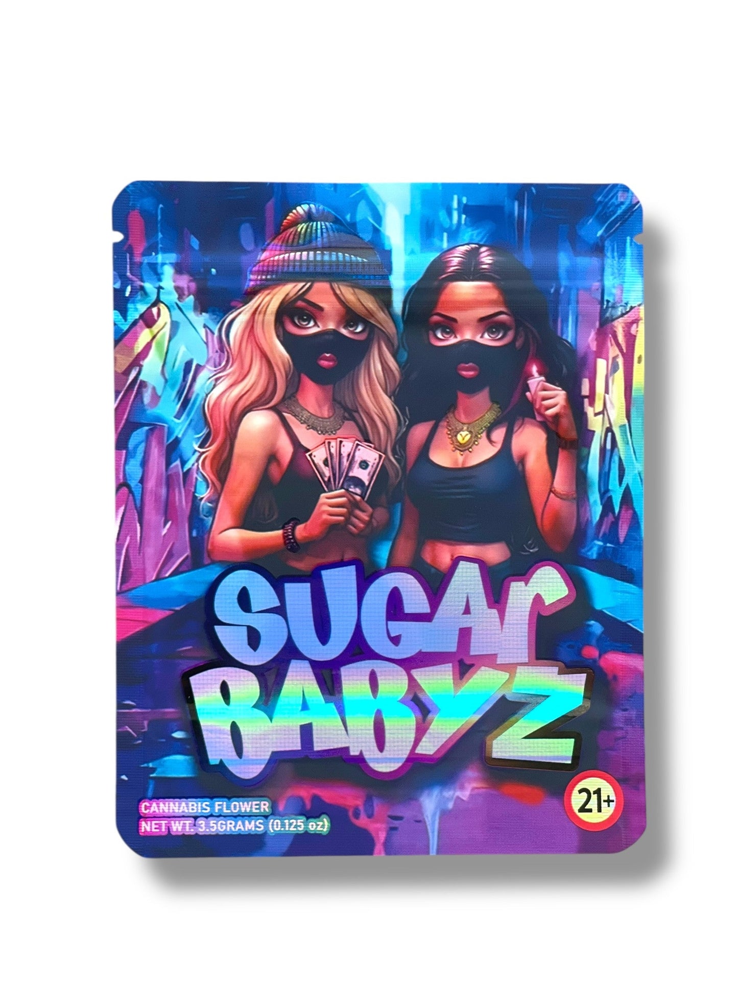Sugar Babyz 3.5g Mylar Bag- Packaging Only