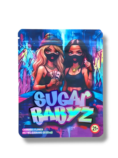 Sugar Babyz 3.5g Mylar Bag- Packaging Only