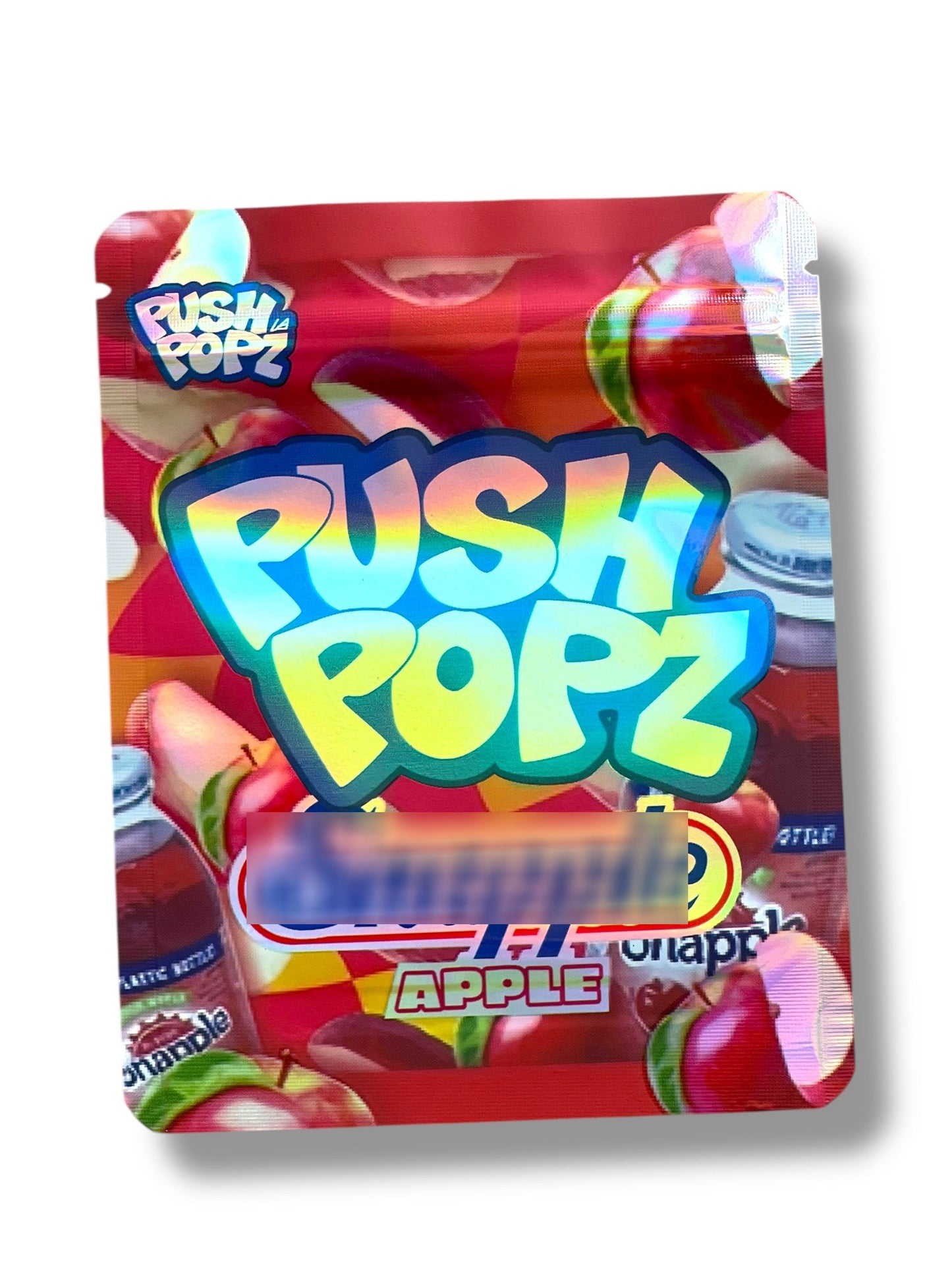 Push Popz Apple 3.5g Mylar Bag- Packaging Only