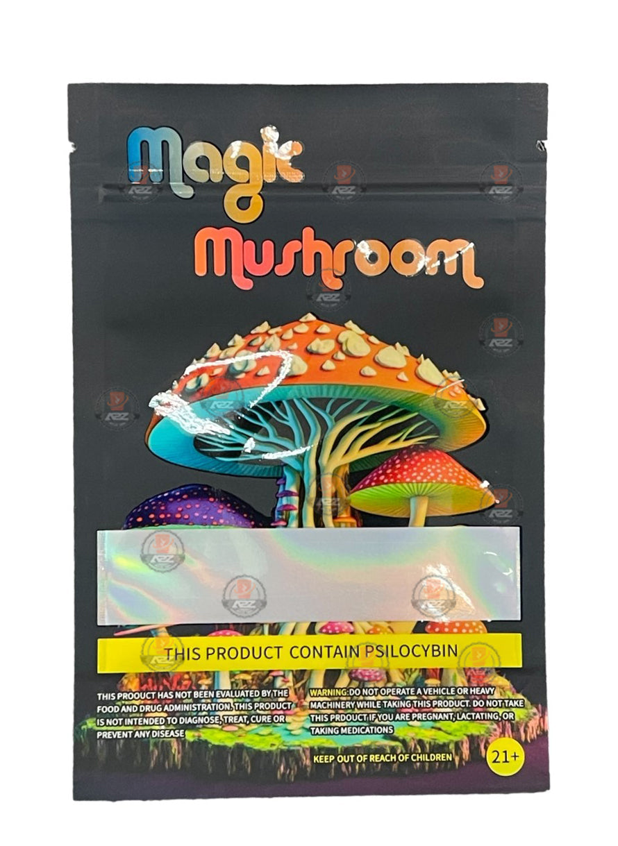 Magic Mushroom Mylar bags Empty Packaging #4