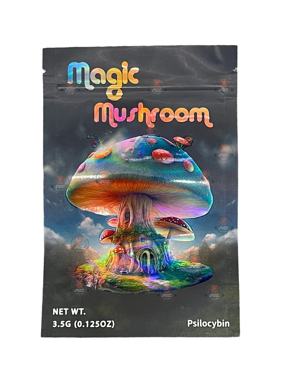 Magic Mushroom Mylar bags Empty Packaging #5 - Black Unicorn Hub