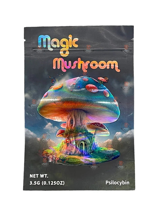 Magic Mushroom Mylar bags Empty Packaging #5 - Black Unicorn Hub