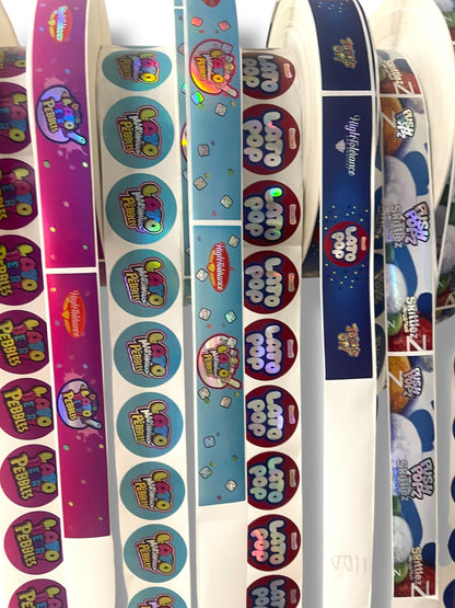 Bubble Yum Outrageous Cherries 3.5g Glass Jars with Holographic Stickers