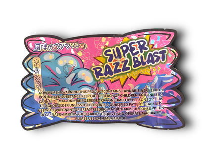 Super Razz Blast 1OZ 28G Mylar Bag (50 Count)