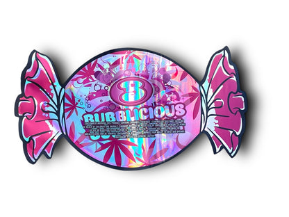 Bubblegum Mylar Bags 3.5g Holographic