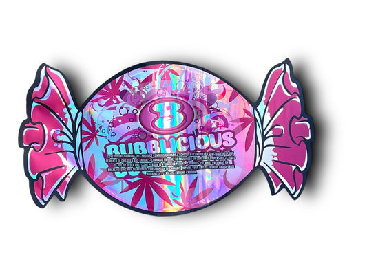 Bubblegum Mylar Bags 3.5g Holographic