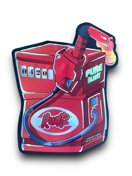 420 Pure Blunt Mylar Bags 3.5g Holographic