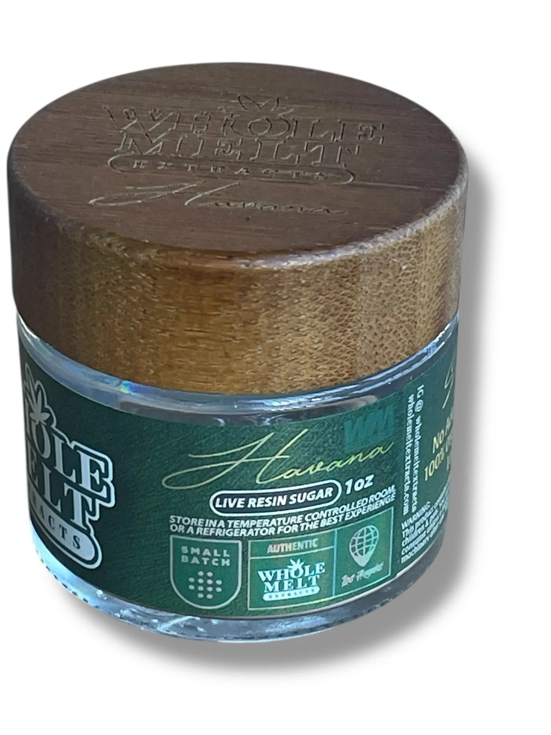 Whole Melt Havana 1oz Glass Jars - Varity Pack 16 Strains in box Empty Jars - Black Unicorn Hub