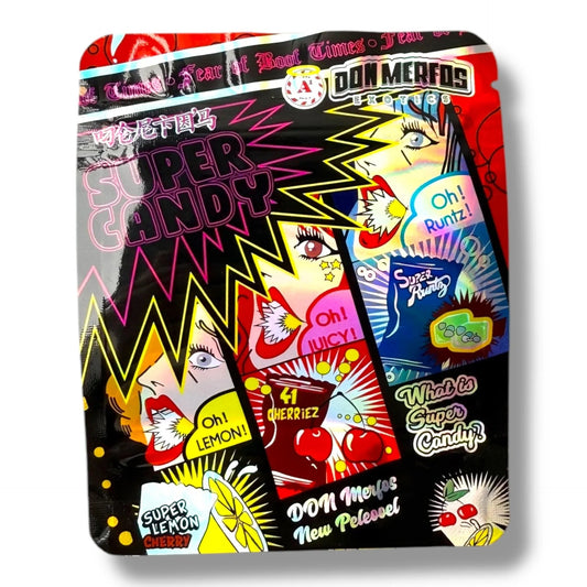 Don Merfos Super Candy Mylar Bag 3.5g Super Lemon Cherry - Black Unicorn Hub