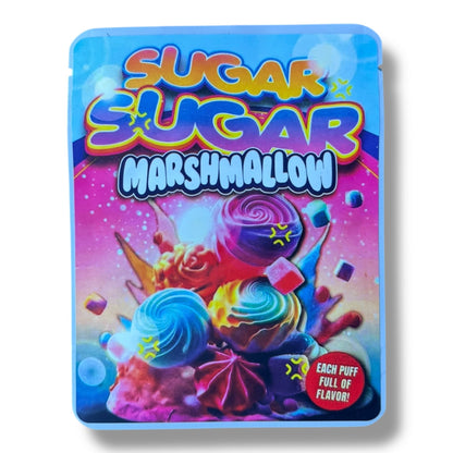 Sprinklez Sugar Marshmallow 3.5G Mylar Bags -With stickers and label