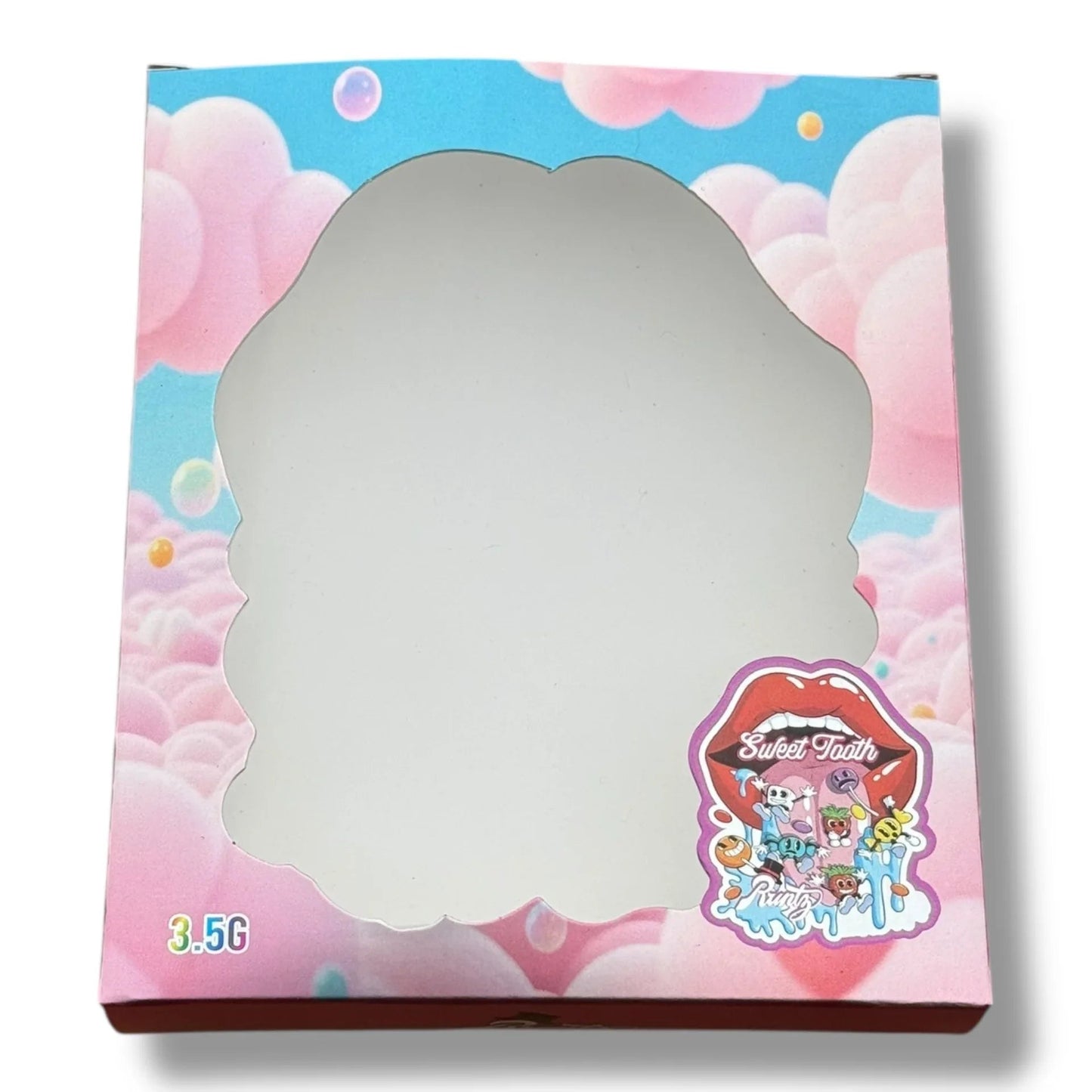 Sweet Tooth 3.5g Mylar Bags & Boxes with Window - Black Unicorn Hub