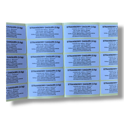 Sprinklez Strawberry Daiquiri 3.5G Mylar Bags -With stickers and label