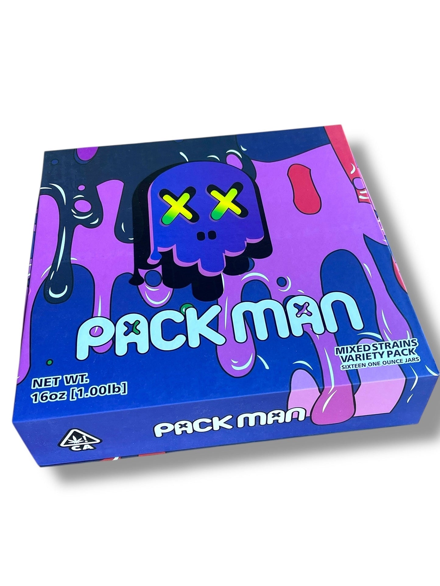 Pack Man Variety Pack 16-1oz Jars in a box Live Resin