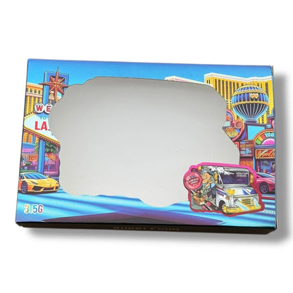 Bubblegum Express 3.5g Mylar Bags & Boxes with Window - Black Unicorn Hub