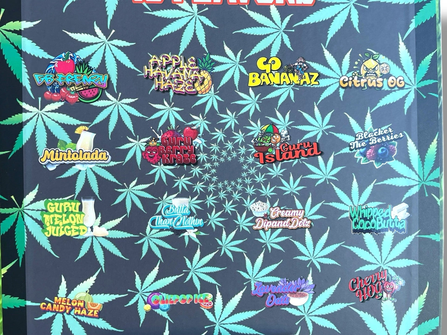 Stizzy Variety Pack 16-1oz Jars in a box Live Resin