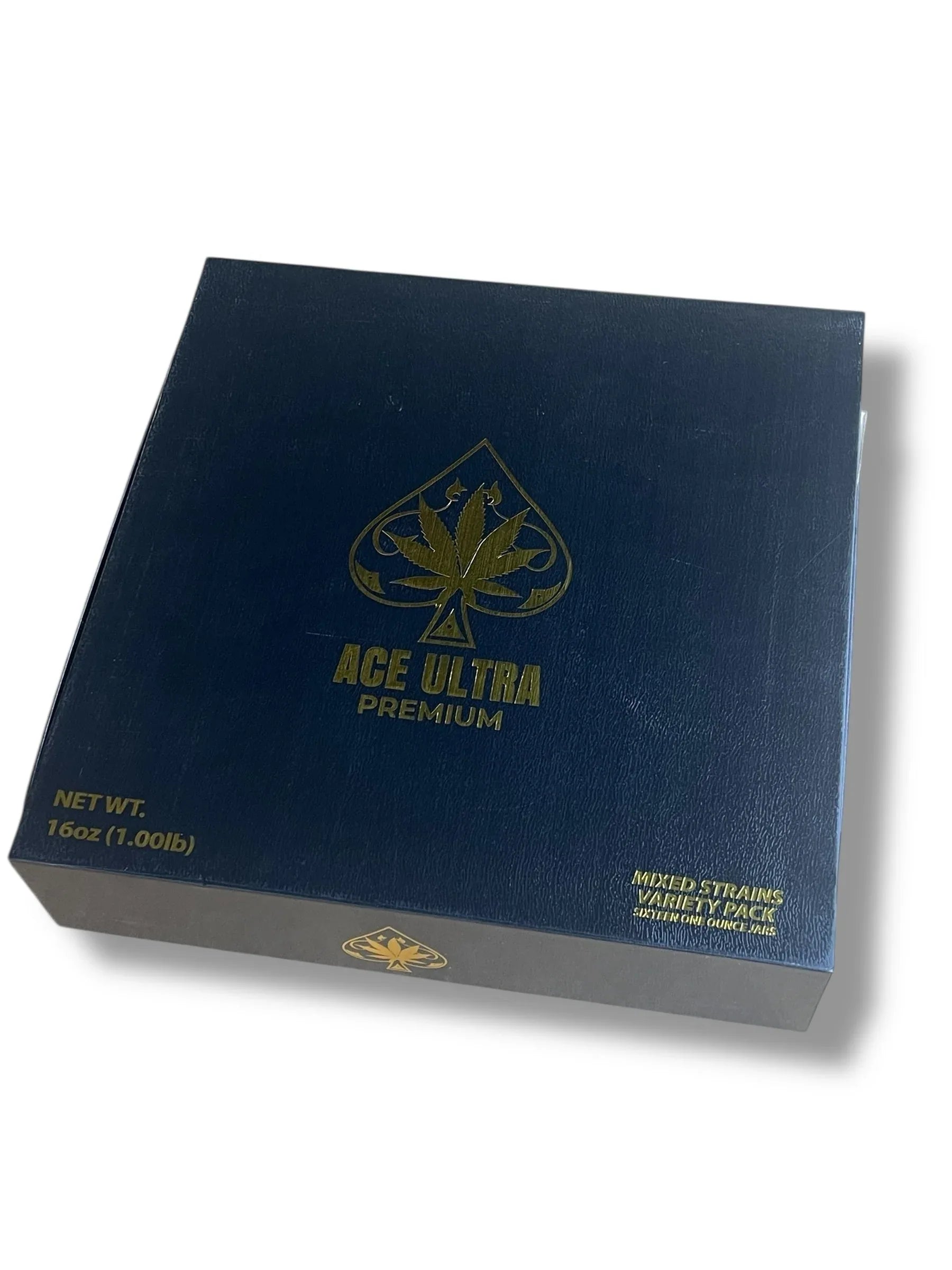 Black Ace Ultra Premium 1oz Glass Jars - Varity Pack 16 Strains in box Empty Jars - Black Unicorn Hub