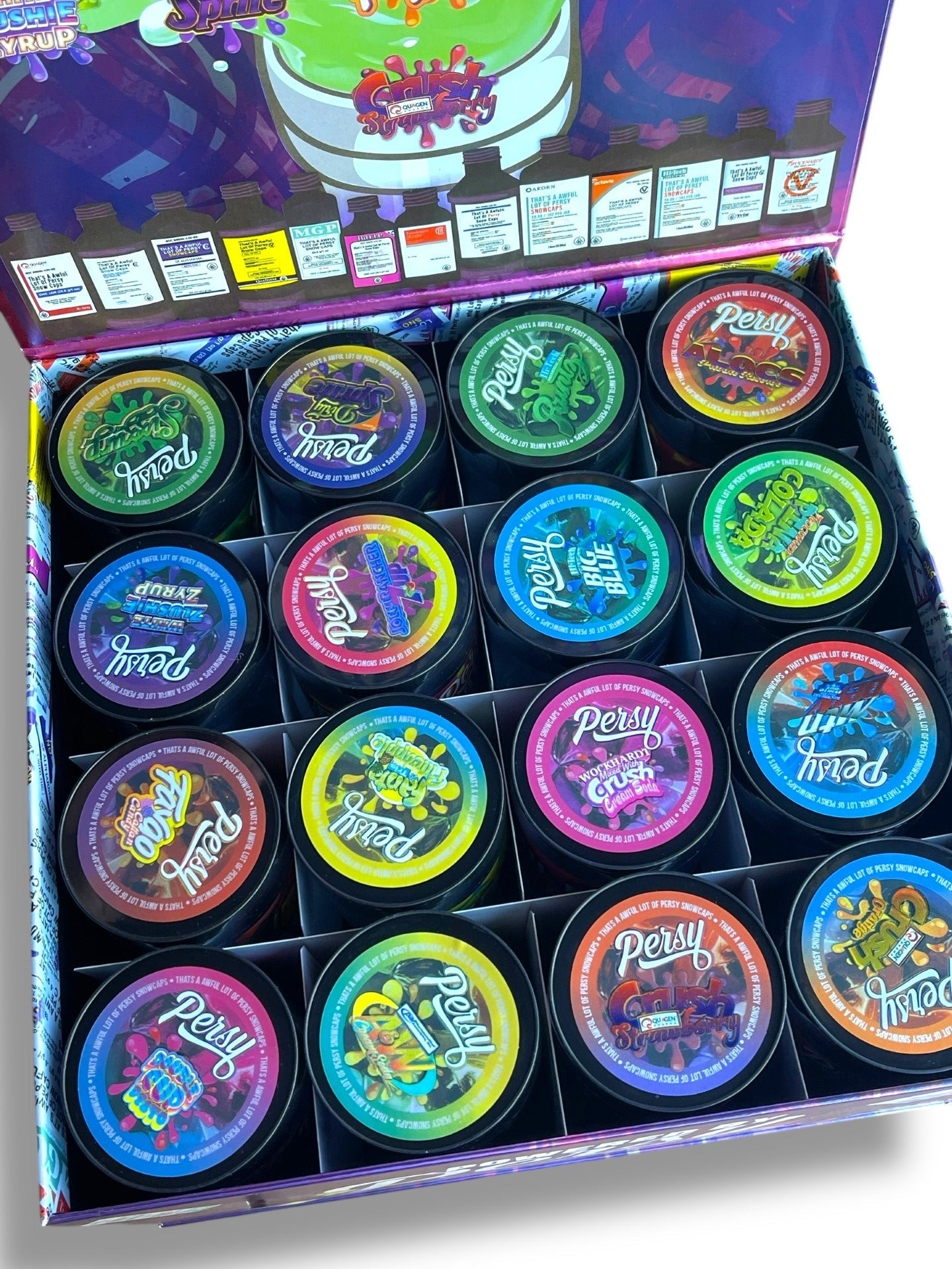 Pack Man Variety Pack 16-1oz Jars in a box Live Resin