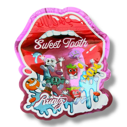 Sweet Tooth 3.5g Mylar Bags & Boxes with Window - Black Unicorn Hub