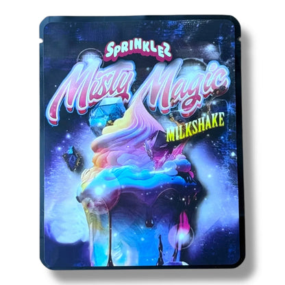 Sprinklez Misty Magic Milkshake 3.5G Mylar Bags -With stickers and label - Black Unicorn Hub