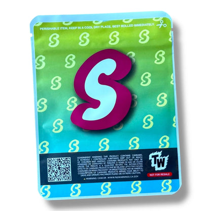 Sprinklez Rainbow Rush Milkshake 3.5G Mylar Bags -With stickers and label - Black Unicorn Hub