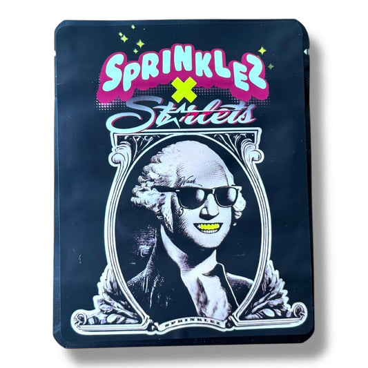 Sprinklez Starlets 3.5G Mylar Bags -With stickers and label - Black Unicorn Hub