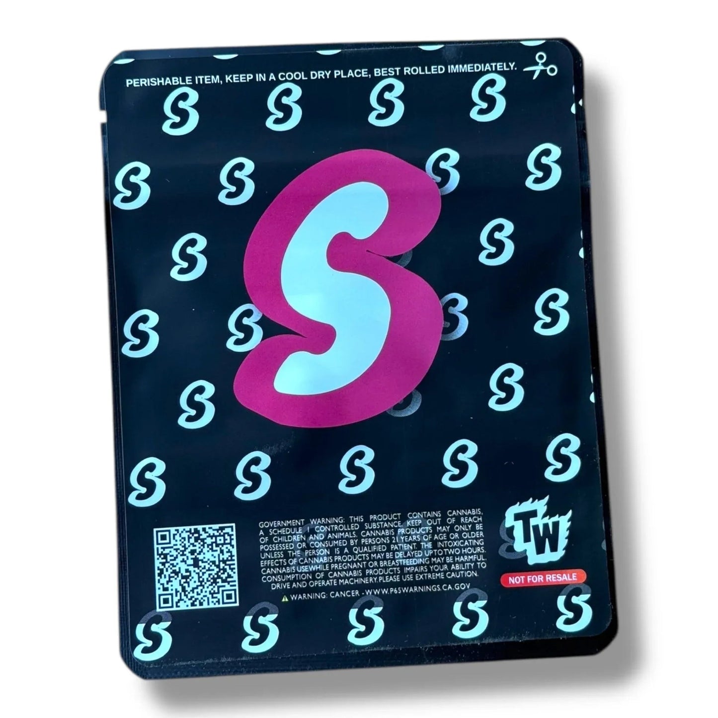 Sprinklez Starlets 3.5G Mylar Bags -With stickers and label - Black Unicorn Hub