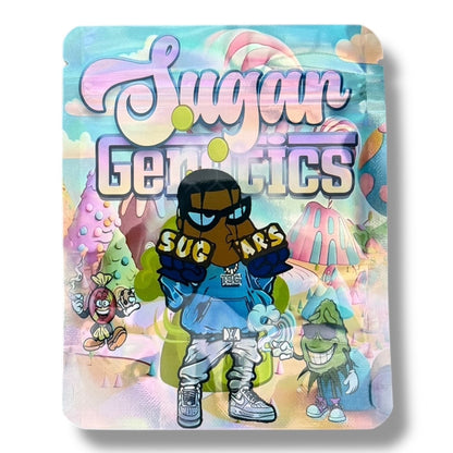 Sugar Genetics Mylar Bags with Boxes 3.5g Box Packaging