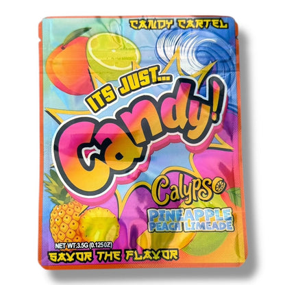 Candy Calypso Pineapple Peach limeade Mylar Bags with Boxes 3.5g Box Packaging Candy Cartel