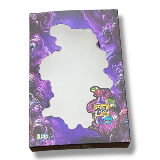 Dirty Zoda 3.5g Mylar Bags & Boxes with Window - Black Unicorn Hub