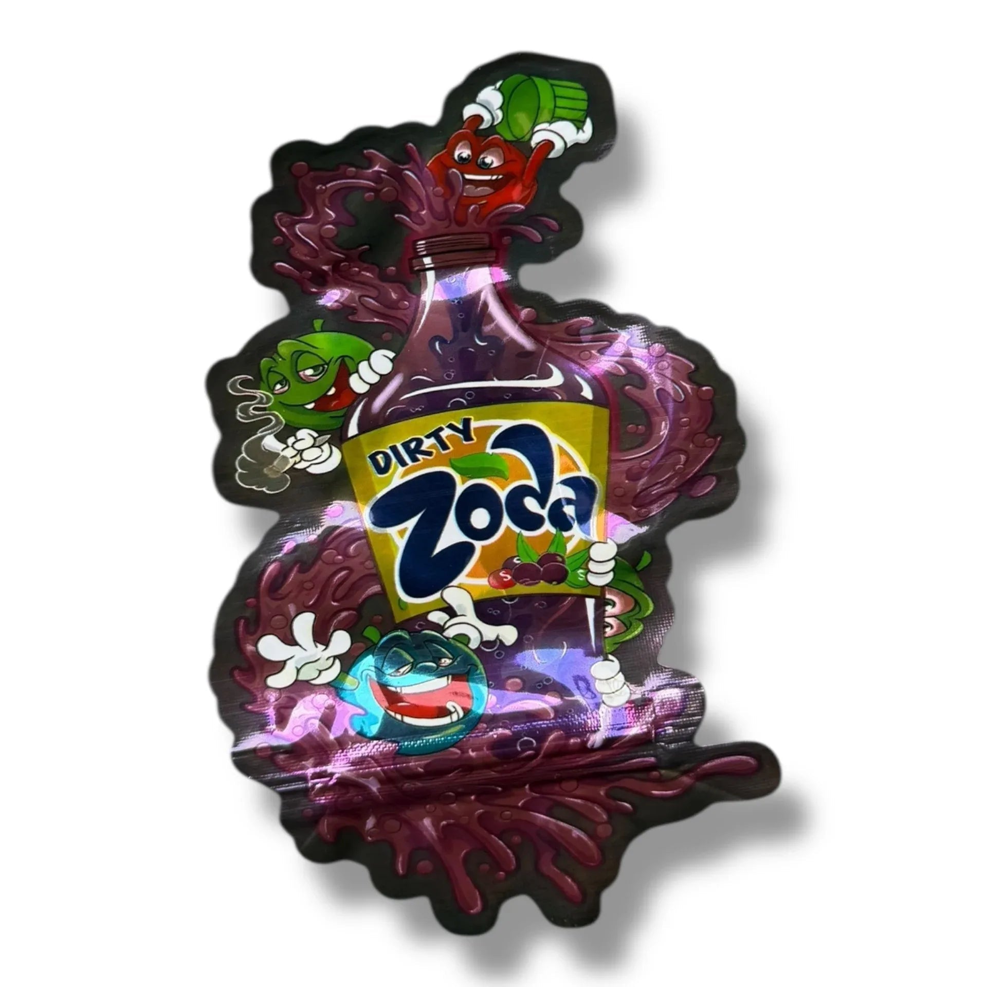 Dirty Zoda 3.5g Mylar Bags & Boxes with Window - Black Unicorn Hub