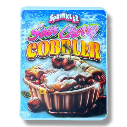 Sprinklez Sour Cherry Cobbler 3.5G Mylar Bags -With stickers and label - Black Unicorn Hub