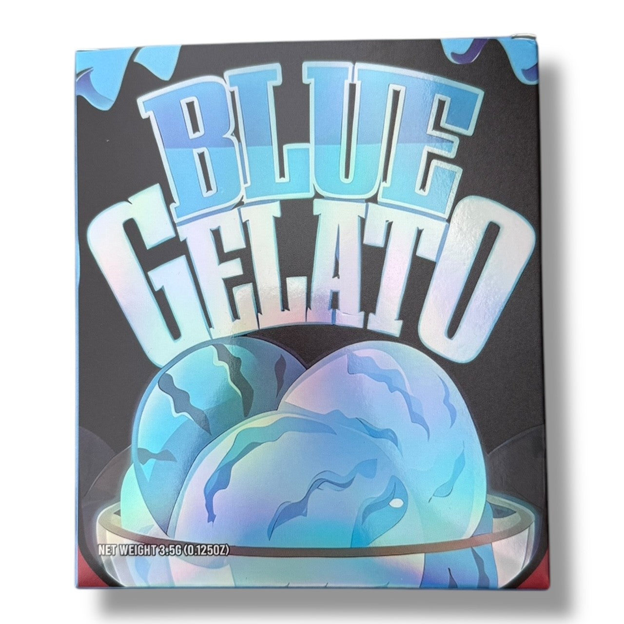 Pure Blunt Blue Gelato Mylar Bags with Boxes 3.5g Box Packaging