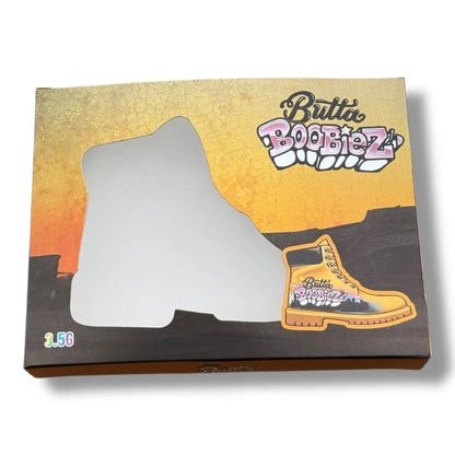 Butta Boobiez 3.5g Mylar Bags & Boxes with Window - Black Unicorn Hub