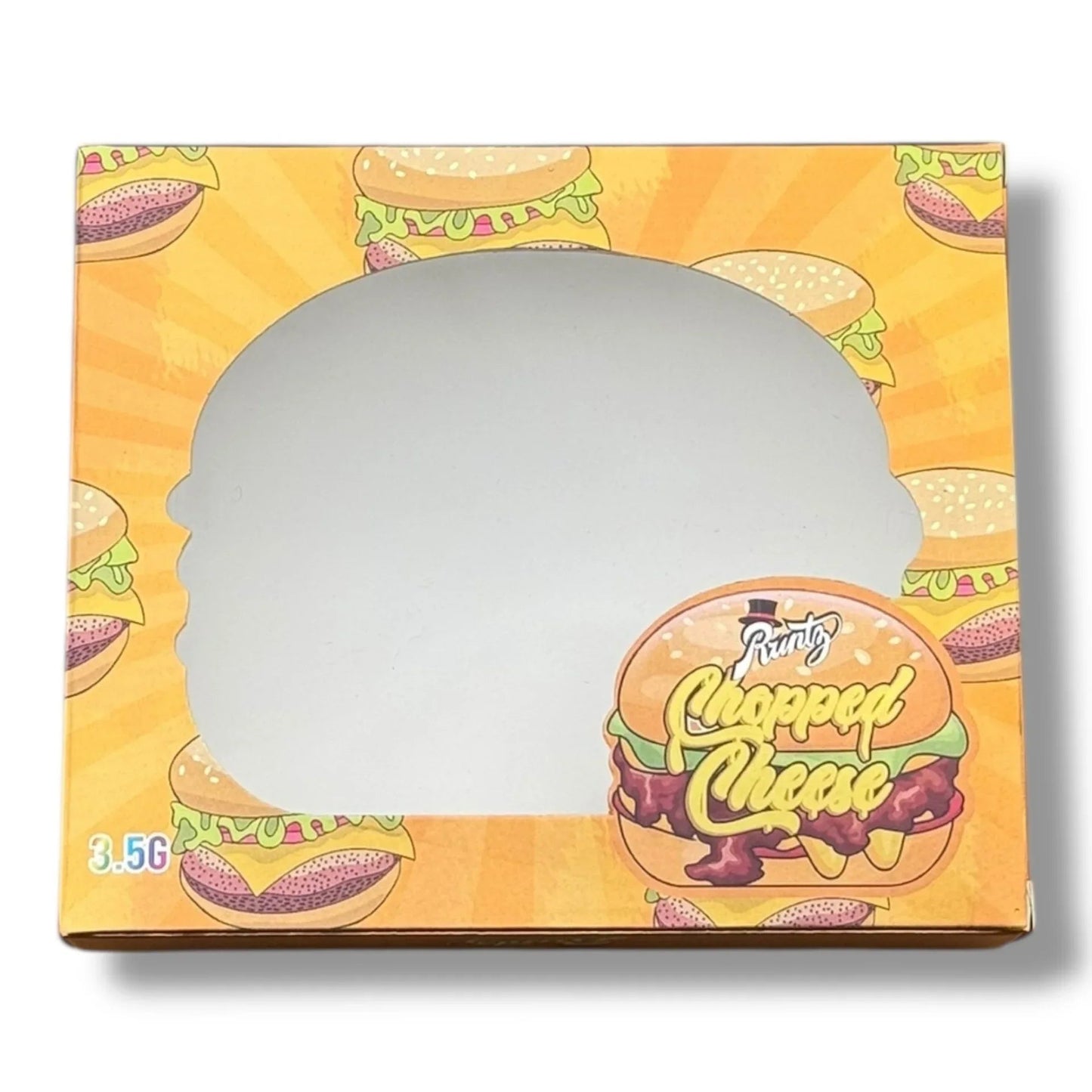 Chopped Cheese 3.5g Mylar Bags & Boxes with Window - Black Unicorn Hub