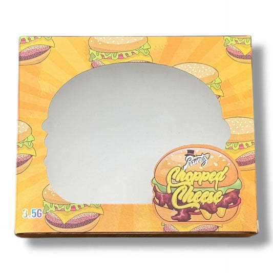 Chopped Cheese 3.5g Mylar Bags & Boxes with Window - Black Unicorn Hub
