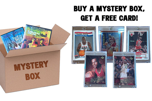 Mystery Box CD/DVD and Mylar Bags- Surprise Combo-sports card included