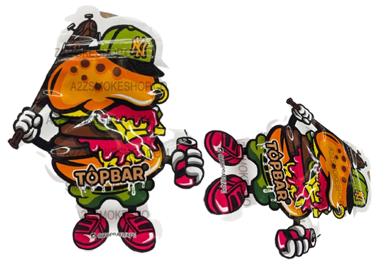 Top Bar New York NY Cut Out Mylar Bags 3.5g Die cut